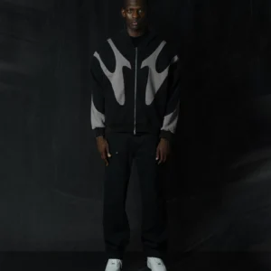 006. Night Lab Fuse Hoodie - Black/Grey