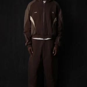 005. Night Lab Zip Hoodie - Mocha