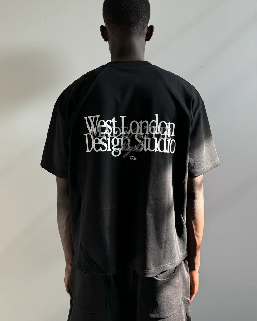 030. West London DS Tee - Black - Image 3