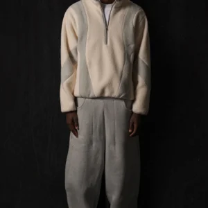 005. Night Lab Spring Fleece - Cream/Grey (PRE-ORDER)