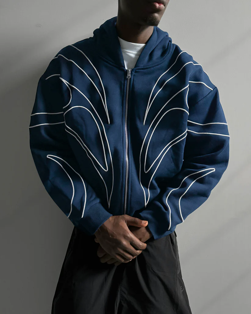 012.ARC Hoodie - Navy - Image 3