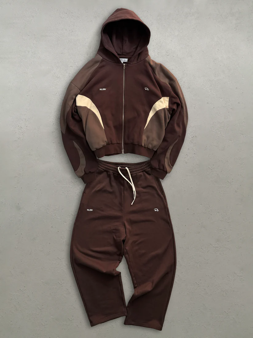 005. Night Lab Zip Hoodie - Mocha - Image 4