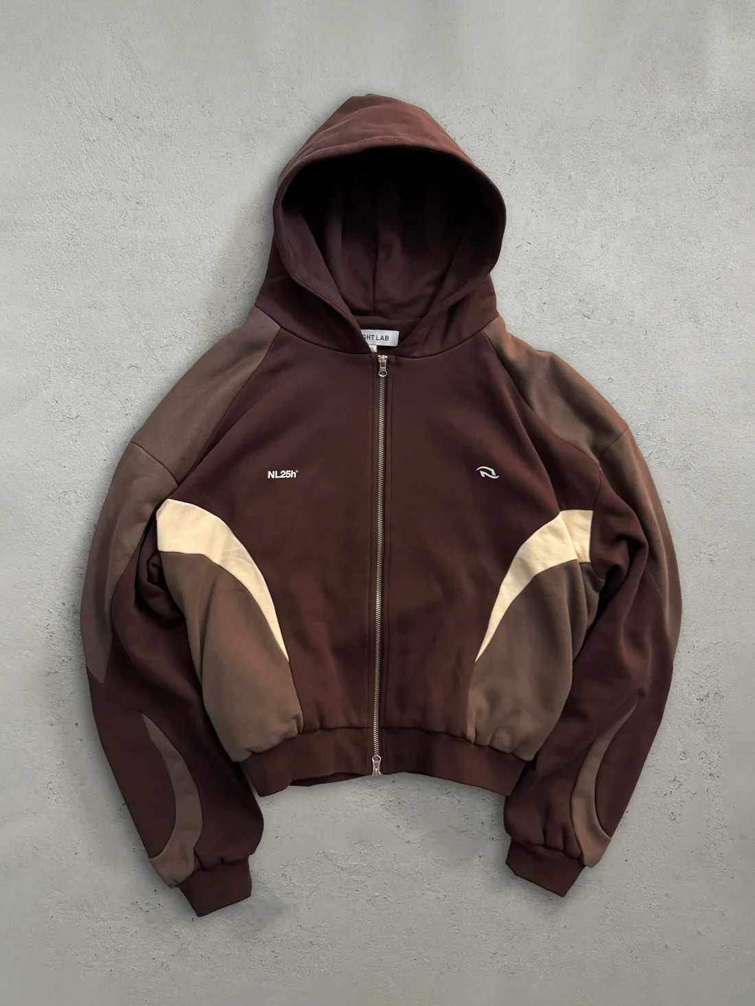 005. Night Lab Zip Hoodie - Mocha - Image 3